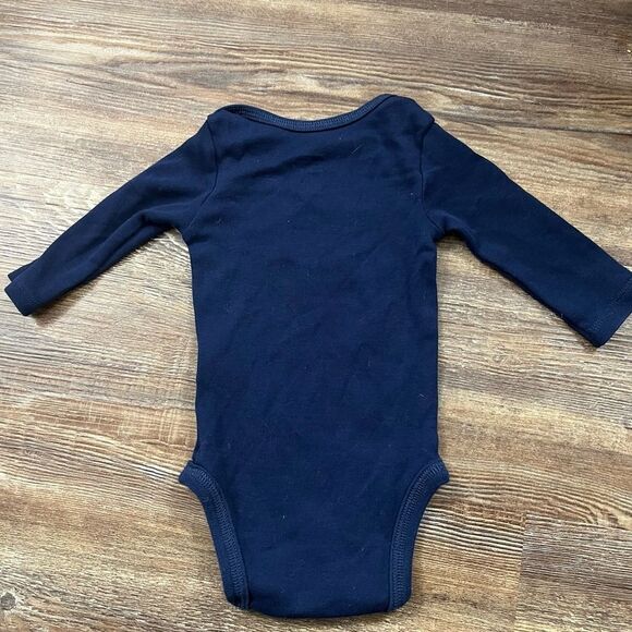 Carter’s Just One You It’s My First St. Patrick’s Day Blue Baby Boy Onesie - Picture 3 of 4